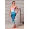 Spirit of OM, Yoga-Leggings indigo/peach, Damen 2