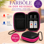 2 farböle in Reisebox