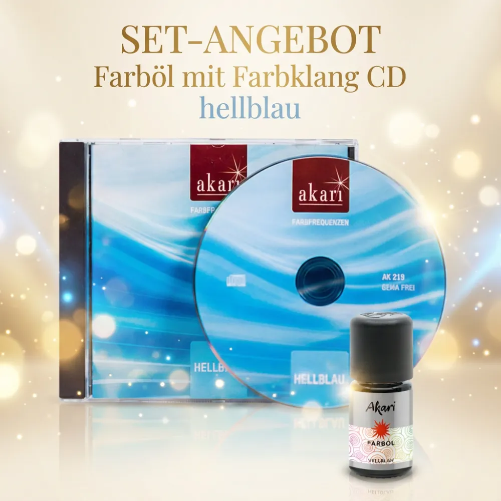 Farböl in hellblau mit Farbklang CD