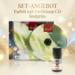 Akari Farbklang CD und Farböl hellgelb Farbtherapie