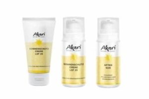 Akari Sonnenschutz Naturkosmetik kaufen, Behandlungen buchen Sonnencreme und Farböle mit Akari