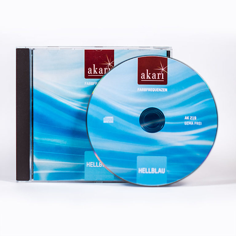 Akari Farböl hellblau, 5ml + Farbklang CD im Set