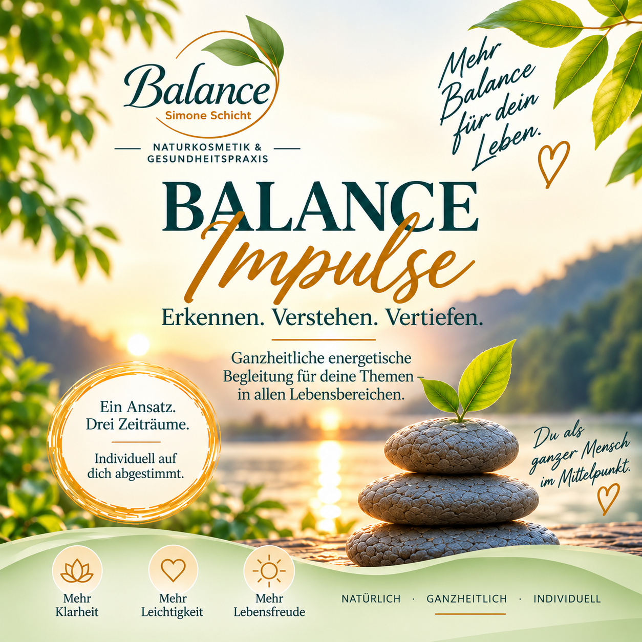 Balance Impulse – Ganzheitliche Lebensfreude Naturkosmetik kaufen, Behandlungen buchen Ganzheitliche Beratung – für Haut, Gesundheit und innere Balance