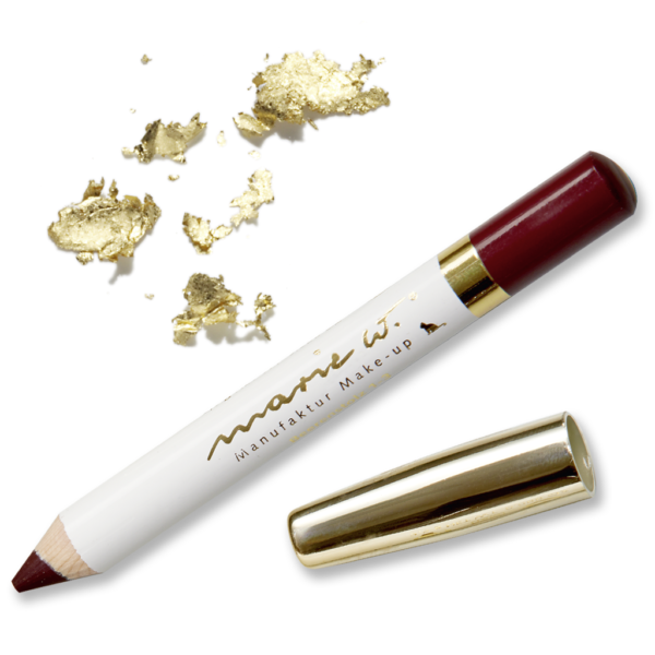 marie w. Natur Lippenstift Beerenstolz mit echtem Gold 1