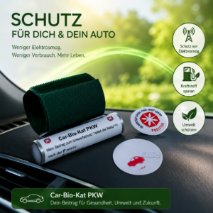Elektrosmog im Auto das Car-Bio-Kat für Benziner, Diesel, Hybrid