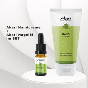 Akari Handcreme und Akari Nagelöl im Set