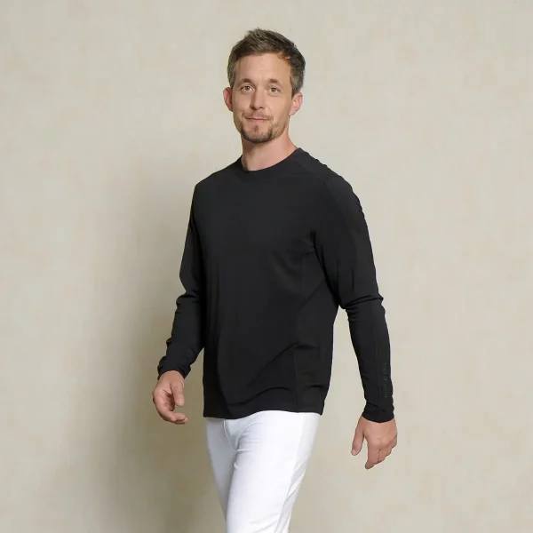 Longsleeve Bambus schwarz 2