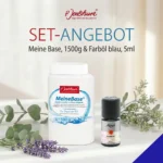 meine Base und Farböl blau