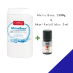 meine Base und Farböl blau