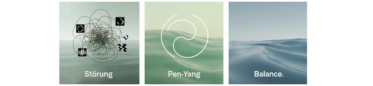 pen yang, störung, harmonie