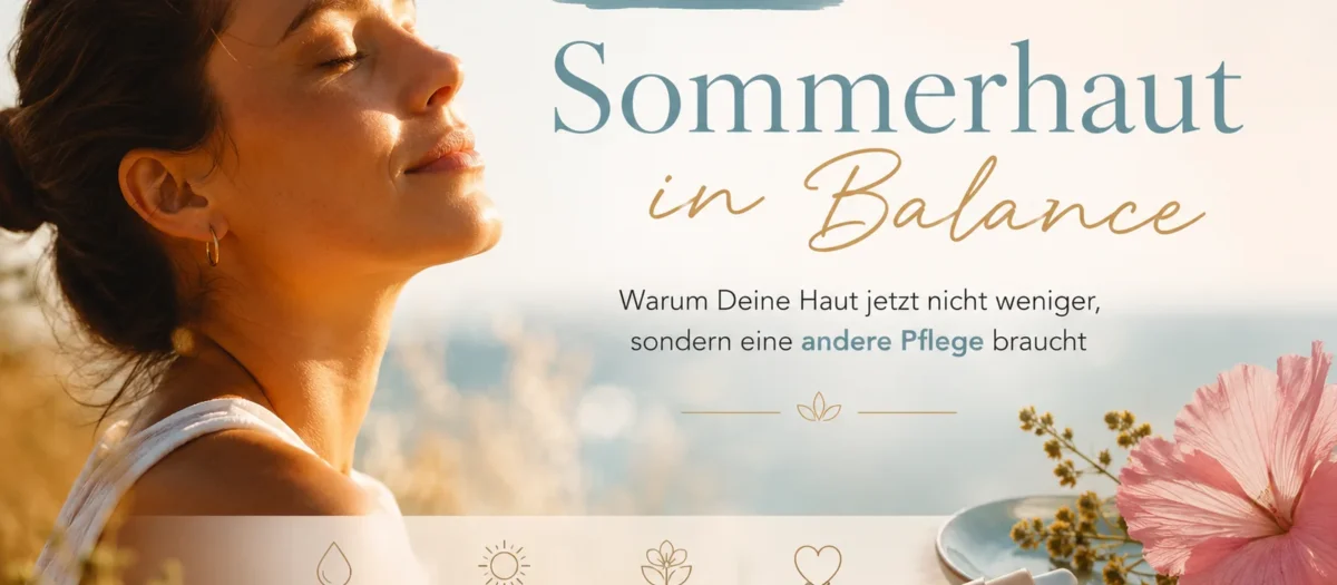 sommerhaut blog header 1600x700 1 Naturkosmetik kaufen, Behandlungen buchen Hautpflege im Sommer: Was deine Haut jetzt braucht